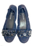 Kennel & Schmenger Shoes Kennel & Schmenger Malu Navy Pump with Black Jewels 21-10450-489 izzi-of-baslow
