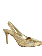 Kennel & Schmenger Shoes Kennel & Schmenger Miley Gold Zebra Sling Back 31-83960-454 izzi-of-baslow