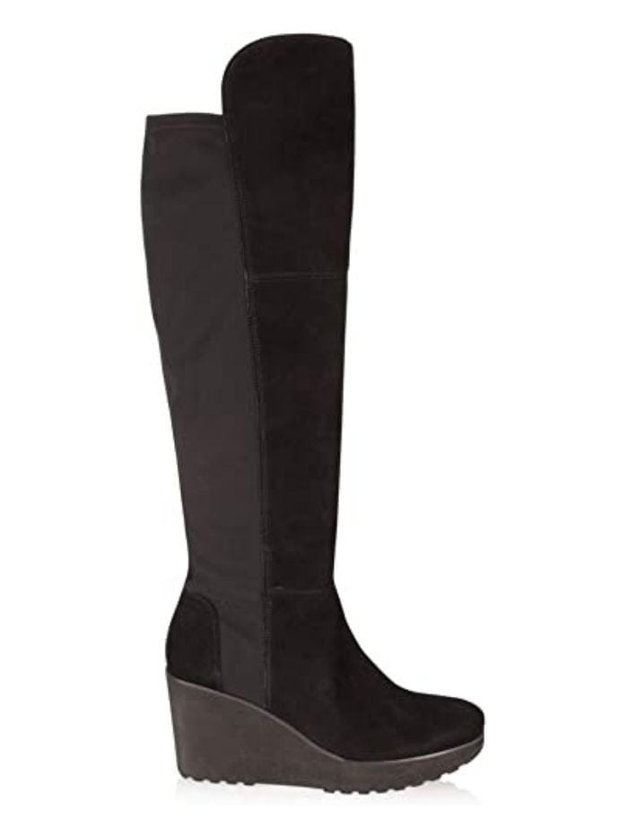 Kennel &amp; Schmenger Shoes Kennel &amp; Schmenger Nala Over The Knee Boots in Black Suede izzi-of-baslow
