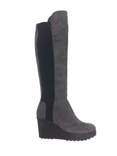 Kennel &amp; Schmenger Shoes Kennel &amp; Schmenger Nala Over The Knee Boots in Grey Suede izzi-of-baslow
