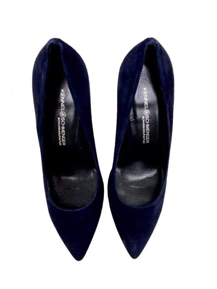 Kennel &amp; Schmenger Shoes Kennel &amp; Schmenger Navy Miley suede shoe 41-83500-498 izzi-of-baslow