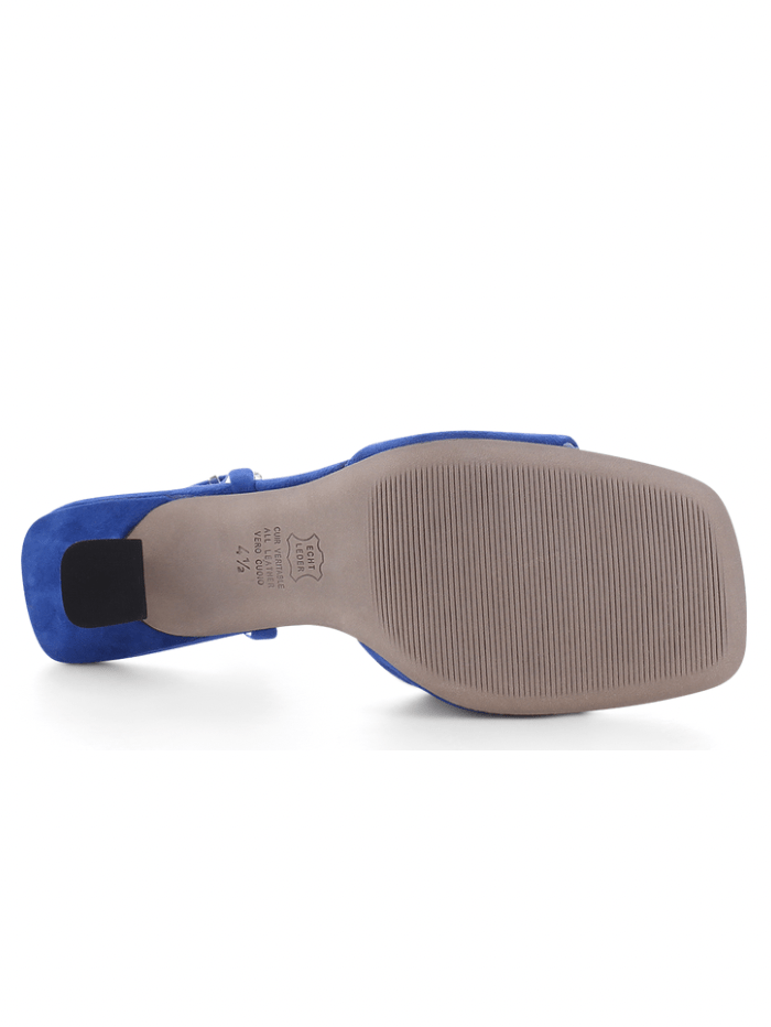 Kennel &amp; Schmenger Shoes Kennel &amp; Schmenger Nora Electric Blue Suede Sandals 91-87610-411 izzi-of-baslow