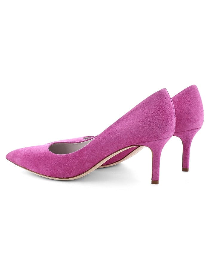 Kennel &amp; Schmenger Shoes Kennel &amp; Schmenger Pink ROME Suede Court Shoe 71-72500-399 izzi-of-baslow