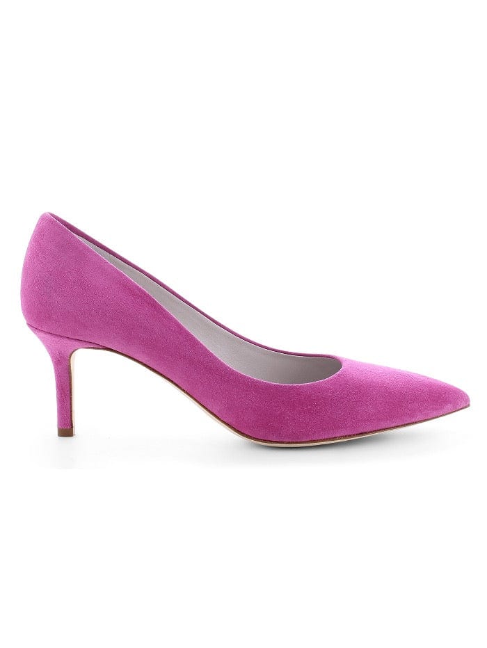 Kennel &amp; Schmenger Shoes Kennel &amp; Schmenger Pink ROME Suede Court Shoe 71-72500-399 izzi-of-baslow