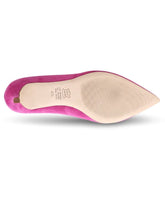 Kennel & Schmenger Shoes Kennel & Schmenger Pink ROME Suede Court Shoe 71-72500-399 izzi-of-baslow