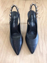 Kennel & Schmenger Shoes Kennel & Schmenger Sling Back Court With Jewels Black 91-83930-310 izzi-of-baslow