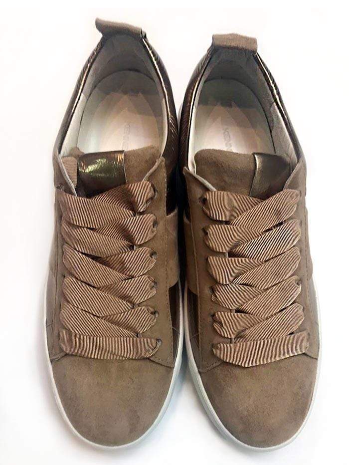 Kennel &amp; Schmenger Shoes Kennel &amp; Schmenger Up Suede Trainer Gold 31-14510-783 S izzi-of-baslow