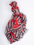 Luisa Cerano Accessories One Size Luisa Cerano Red & Black Blended Silk Scarf 858501 9209 7219 izzi-of-baslow