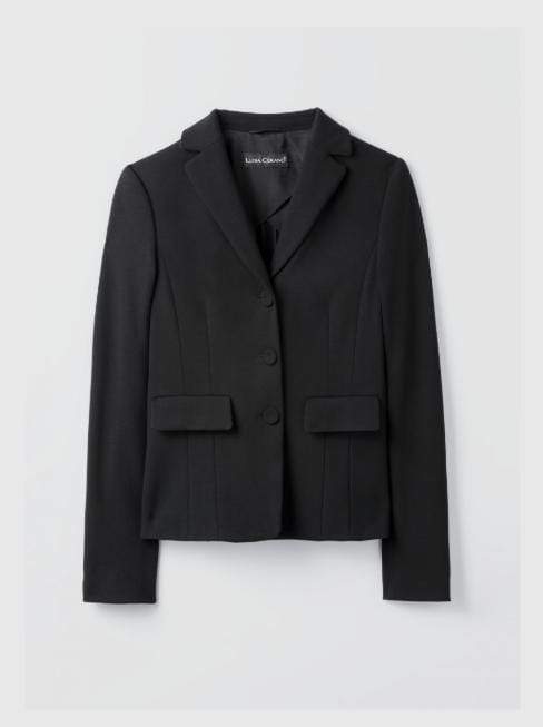 Luisa Cerano Coats and Jackets Luisa Cerano Black Milano Blazer 408202/1691 izzi-of-baslow