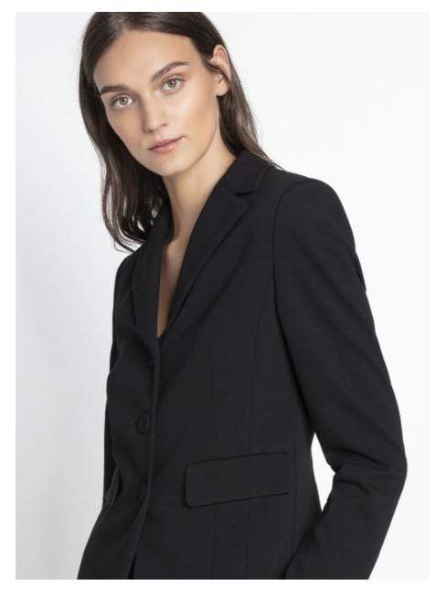 Luisa Cerano Coats and Jackets Luisa Cerano Black Milano Blazer 408202/1691 izzi-of-baslow