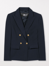 Luisa Cerano Coats and Jackets Luisa Cerano Navy Double Breasted Blazer 478280 3453 0294 izzi-of-baslow