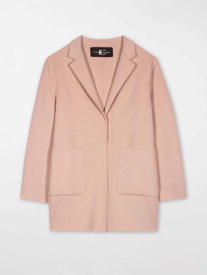 Luisa Cerano Coats and Jackets Luisa Cerano Nude Cashmere Blazer Jacket 458140 4080 izzi-of-baslow