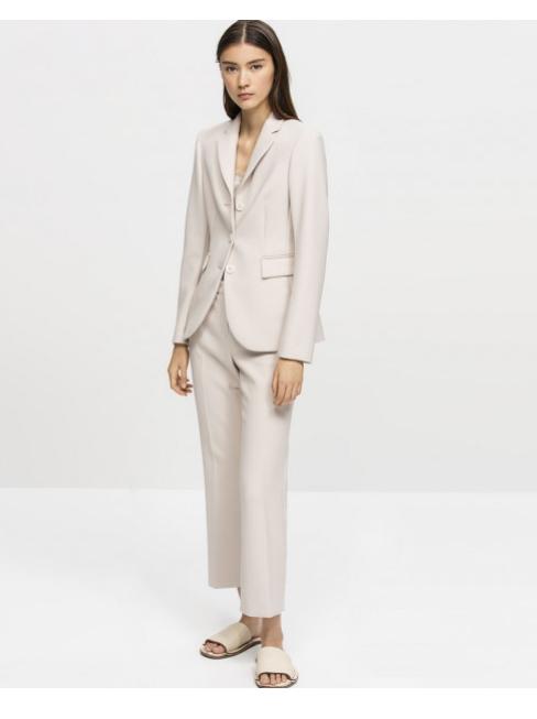 Luisa Cerano Coats and Jackets Luisa Cerano Single Breasted Blazer Ivory 418054/2378 izzi-of-baslow