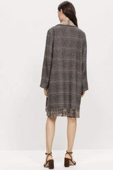 Luisa Cerano Coats & Jackets Luisa Cerano Checked Cape/Coat 428973/2489 izzi-of-baslow