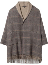 Luisa Cerano Coats & Jackets Luisa Cerano Checked Cape/Coat 428973/2489 izzi-of-baslow