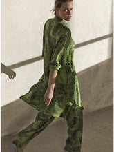 Luisa Cerano Dresses Luisa Cerano Green Animal Print Dress 738224/3253 3322 izzi-of-baslow