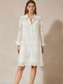 Luisa Cerano Dresses Luisa Cerano Off White Crochet Dress 758306 3357 103 izzi-of-baslow