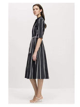 Luisa Cerano Dresses Luisa Cerano Stripe Shirt Dress Dark Blue and White 718124/2444 izzi-of-baslow