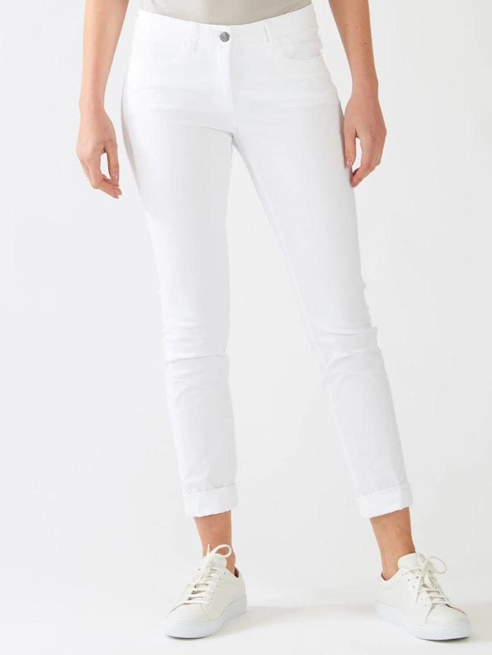 Luisa Cerano Jeans Luisa Cerano White Denim Jeans 657504 1883 0100 izzi-of-baslow