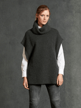 Luisa Cerano Knitwear Luisa Cerano Grey Wool Cape Jumper 148982/5879 izzi-of-baslow