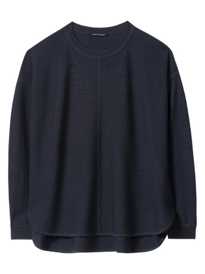 Luisa Cerano Knitwear Luisa Cerano Navy Sweatshirt 148936/5878 izzi-of-baslow