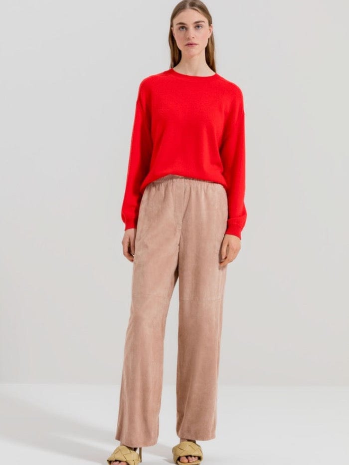 Luisa Cerano Knitwear Luisa Cerano Power Red Cashmere Sweater 158045 5871 0451 izzi-of-baslow