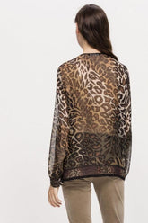 Luisa Cerano Tops Luisa Cerano Animal Printed Blouse 228250/2492 izzi-of-baslow