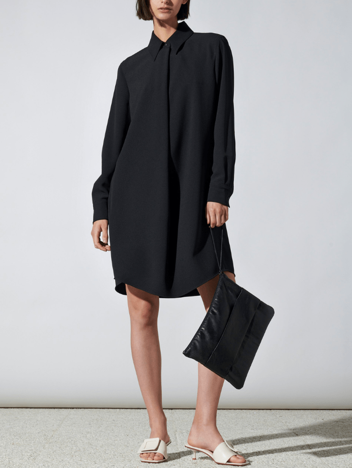 Luisa Cerano Tops Luisa Cerano Black Shirt Dress 778360 3417 0001 izzi-of-baslow