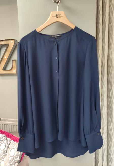 Luisa Cerano Tops Luisa Cerano Blouse Dynamic Blue 208118/2108 izzi-of-baslow