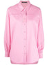Luisa Cerano Tops Luisa Cerano Candy Pink Cotton Shirt Seam Detail 258428 2478 0432 izzi-of-baslow