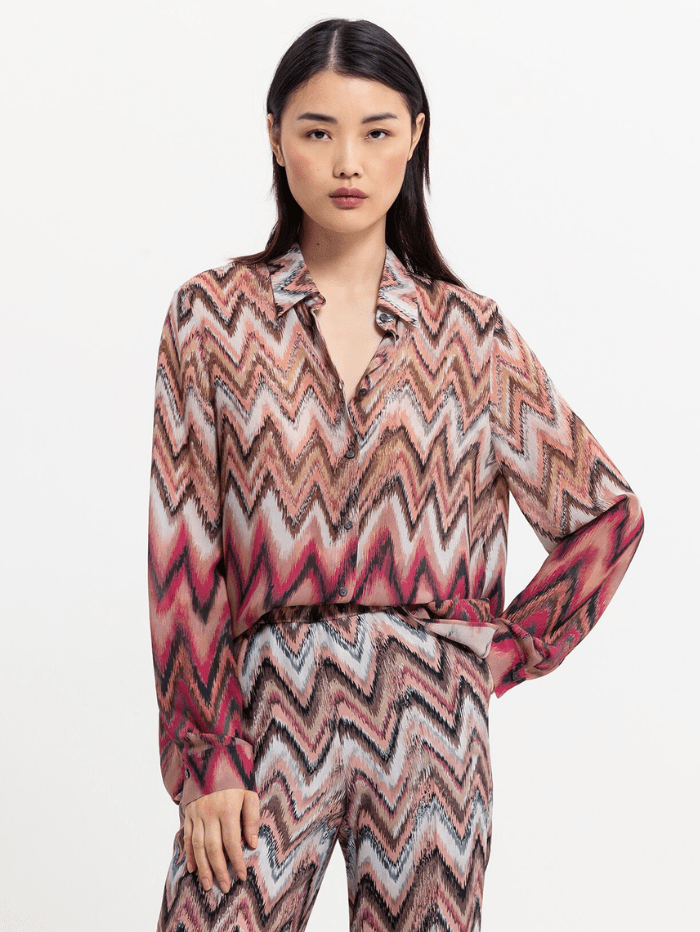 Luisa Cerano Tops Luisa Cerano Graphic Printed Shirt 268274 3402 4479 izzi-of-baslow