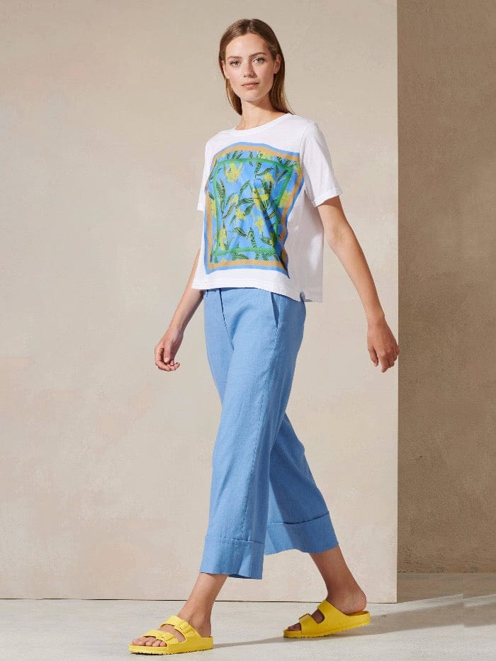 Luisa Cerano Tops Luisa Cerano Multi Printed T-Shirt 358904 7770 1002 izzi-of-baslow