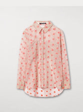 Luisa Cerano Tops Luisa Cerano Stripe Neon Dot Blouse 218183/2396 izzi-of-baslow