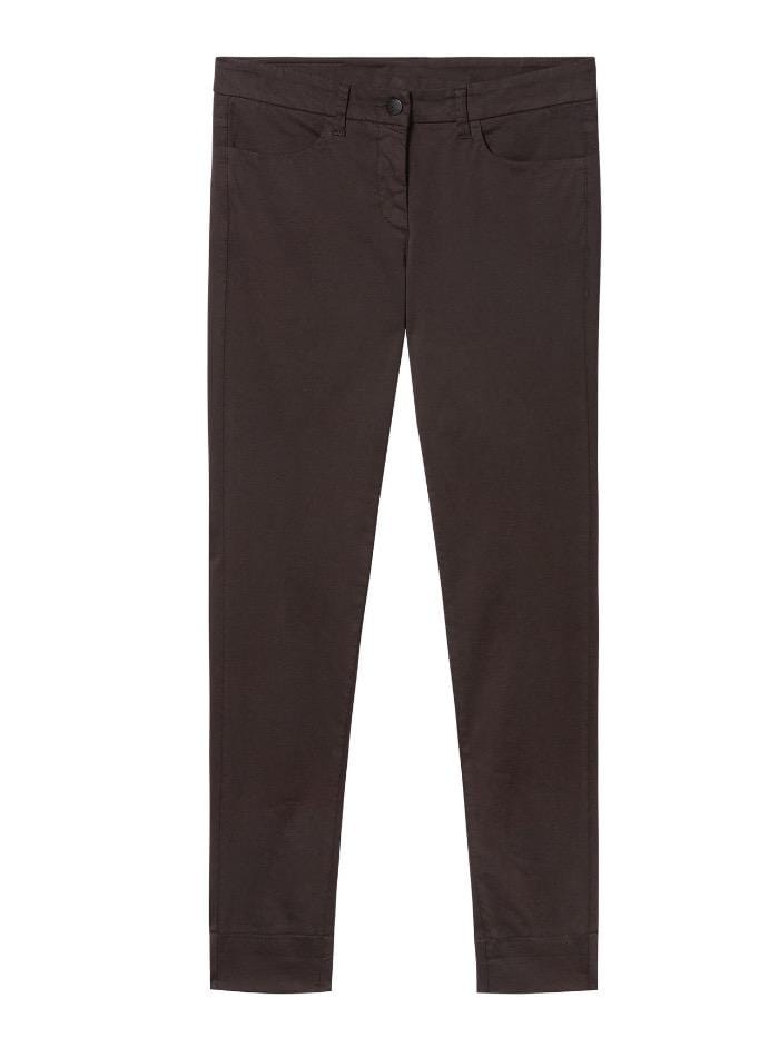 Luisa Cerano Trousers Luisa Cerano Chocolate Brown Chino Trousers  627504/1883 izzi-of-baslow