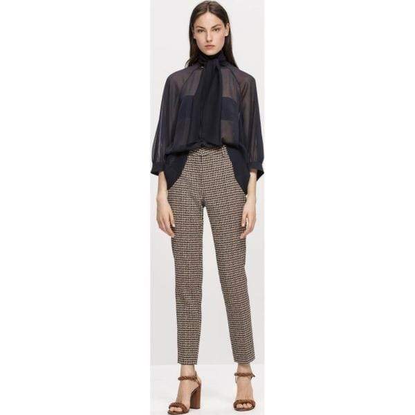 Luisa Cerano Trousers Luisa Cerano Houndstooth Checked Trousers  628211/2468 izzi-of-baslow