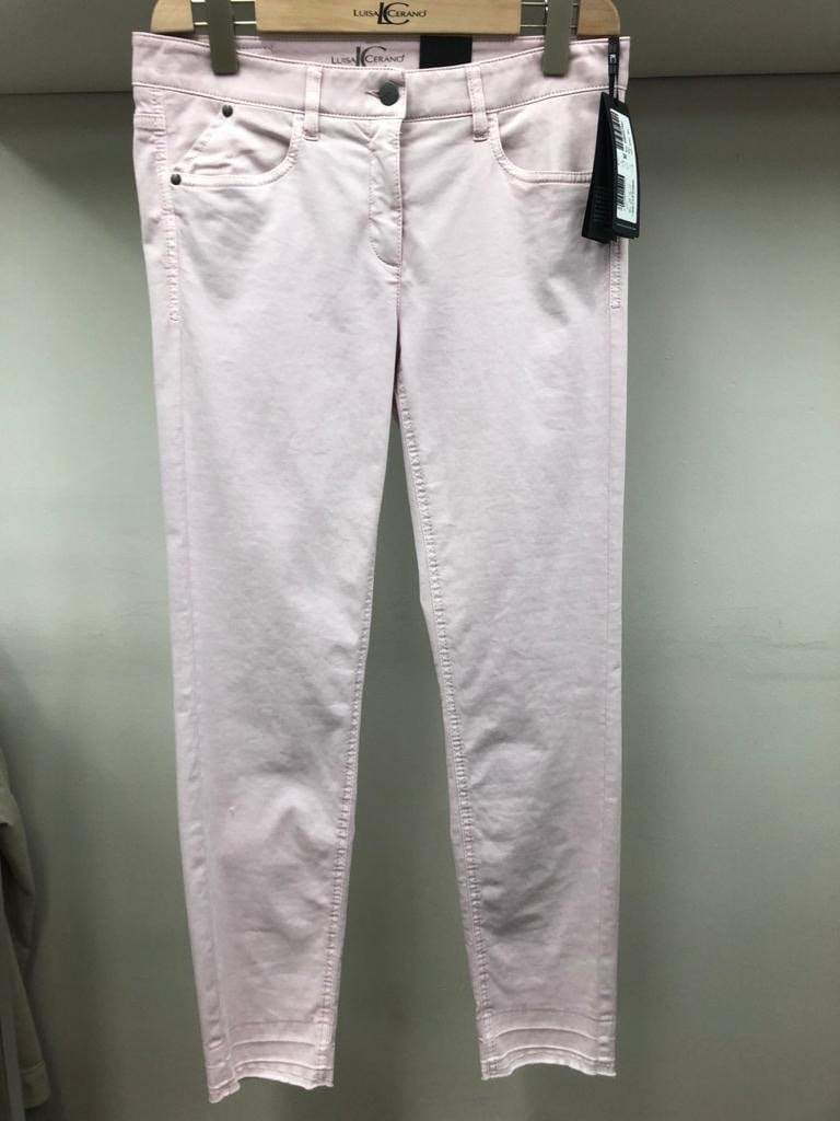 Luisa Cerano Trousers Luisa Cerano Pale Pink Jeans 698002/1883 izzi-of-baslow