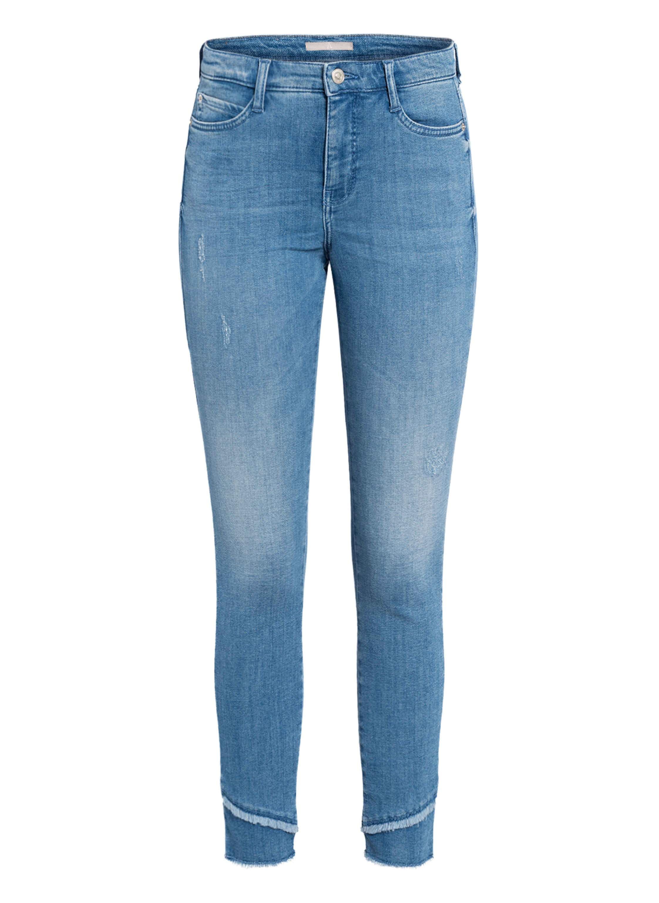 Mac Jeans Jeans Mac Day1.02 Skinny Double Fringe Jean 5938 D278 Pale Denim Blue izzi-of-baslow