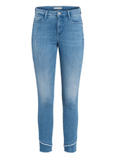 Mac Jeans Jeans Mac Day1.02 Skinny Double Fringe Jean 5938 D278 Pale Denim Blue izzi-of-baslow