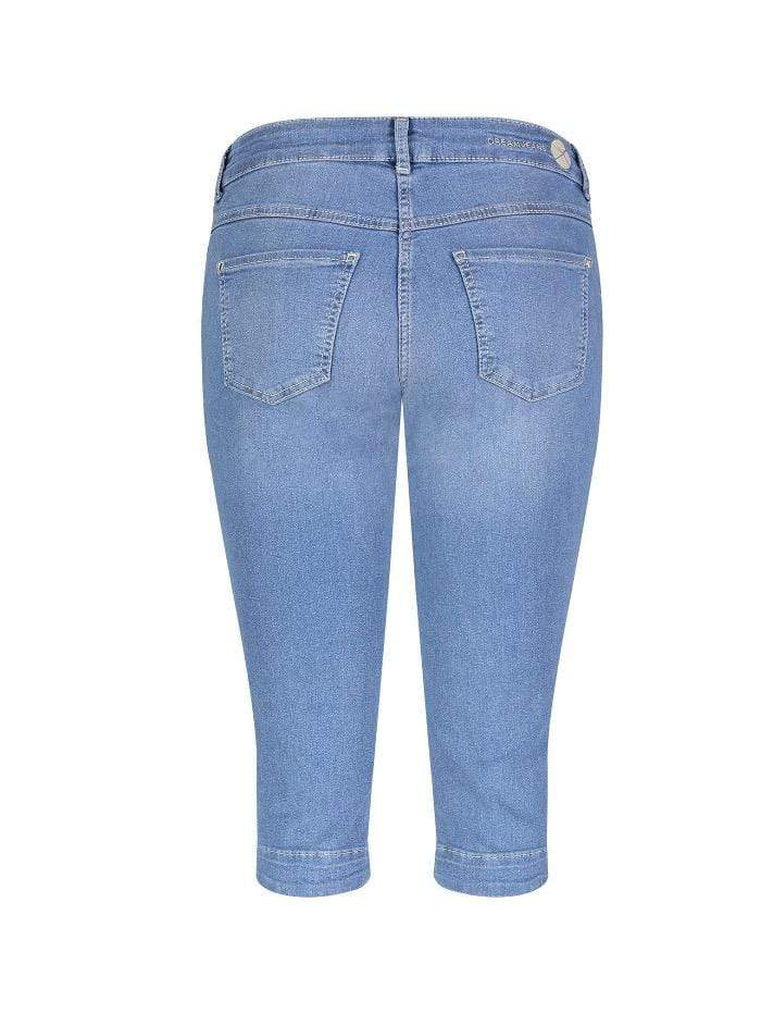 Mac Jeans Jeans Mac Dream Capri Jeans 5469 0355 D501 Light Mid Blue S izzi-of-baslow