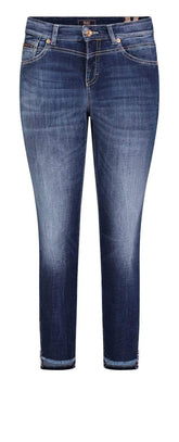 Mac Jeans Jeans Mac Dream Rich Slim Chic 5755 0389L Jeans D671 Dark Blue Net Wash izzi-of-baslow