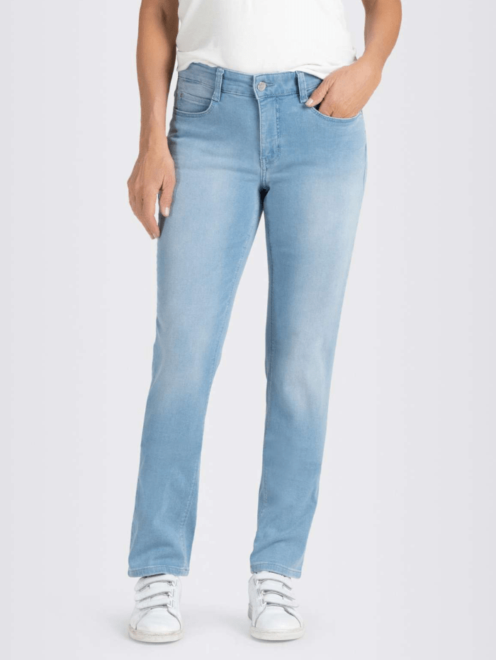 Mac Jeans Jeans Mac Dream Straight Leg Jeans Basic Bleached 5401 0355L D491 izzi-of-baslow