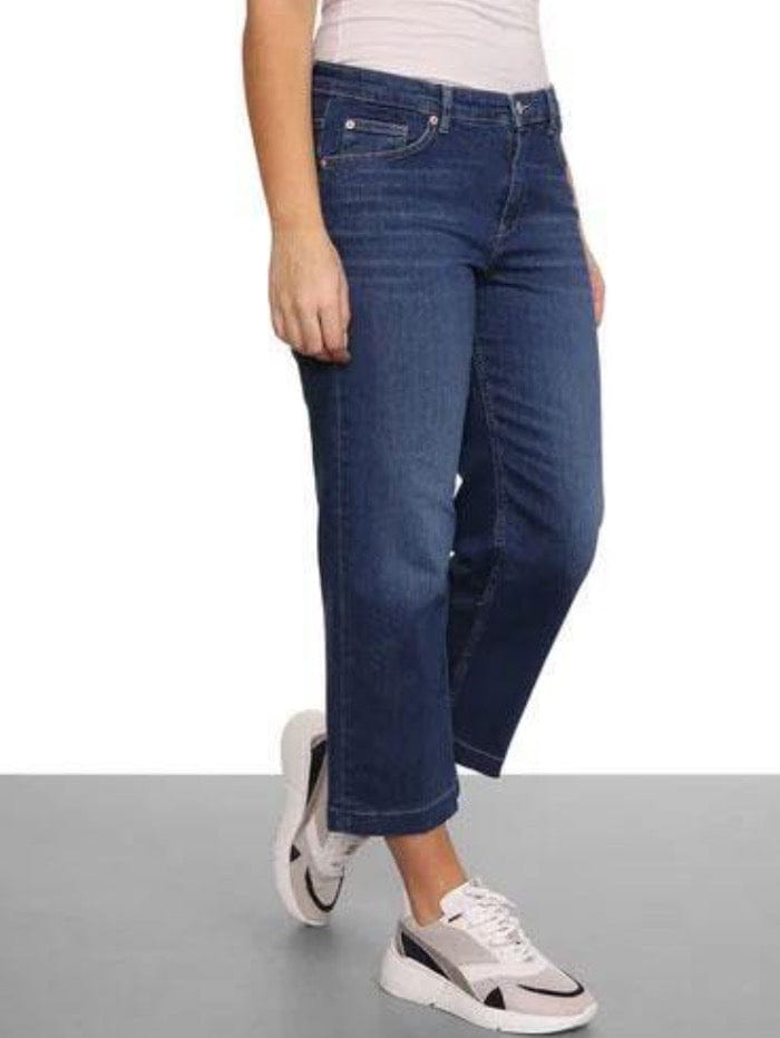 Mac Jeans Jeans Mac Mid Blue Authentic Rich Culotte 2630 90 0389 D612 izzi-of-baslow