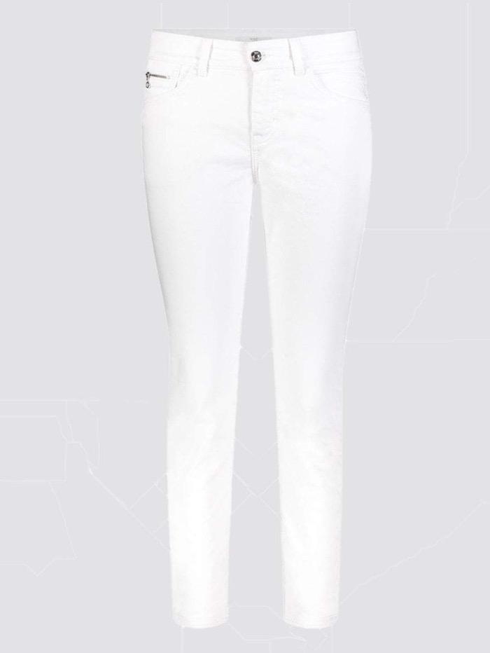 Mac Jeans Jeans Mac Slim 5908 Fringe Jeans D010 White izzi-of-baslow