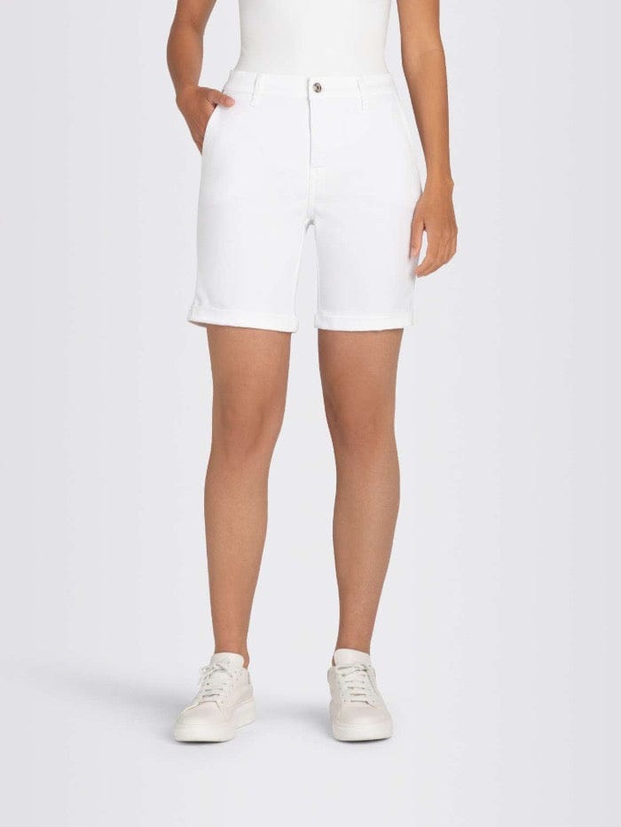 Mac Jeans Shorts Mac Dream Denim Chino Shorts White 3072 90 0353 D010 izzi-of-baslow