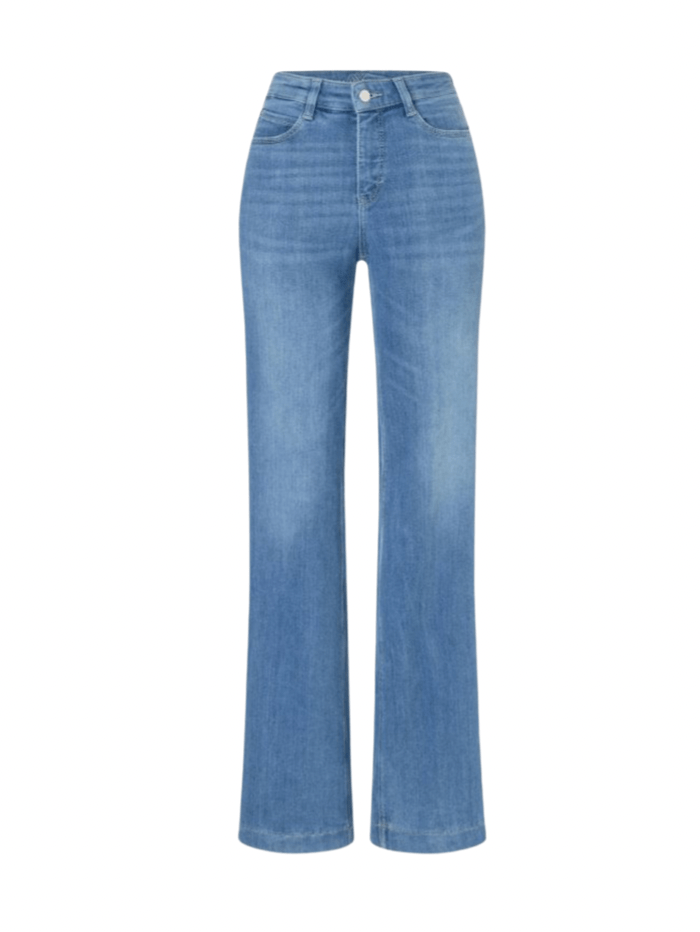 Mac Jeans Trousers:Jeans Mac DREAM Wide Authentic Summer Blue 5439 0358 D469 izzi-of-baslow