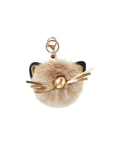 Marc Cain Accessories One Size Marc Cain Fluffy Key Fob Gold JA G7.08 Z54 izzi-of-baslow