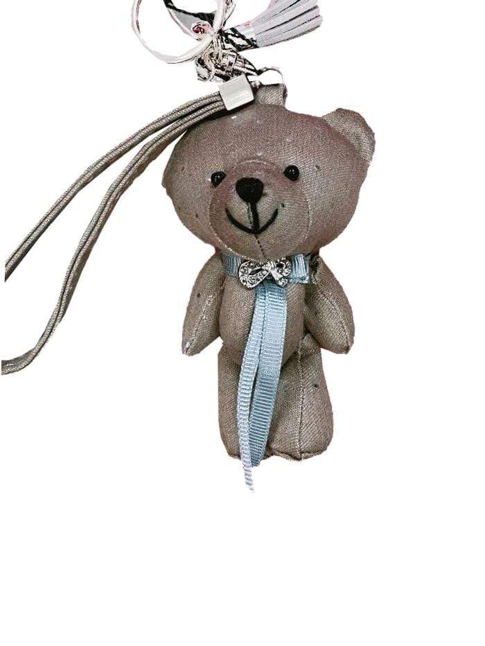 Marc Cain Accessories One Size Marc Cain Taupe Spotty Teddy Keyring GA G7.06 Z09 665 izzi-of-baslow