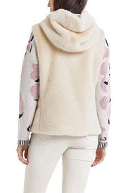 Marc Cain Additions Coats and Jackets Marc Cain Additions Hooded Faux Fur Gilet PA 37.02 W51 izzi-of-baslow