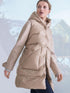 Marc Cain Additions Coats and Jackets Marc Cain Additions Warm Stone Long Padded Gilet RA 37.01 W04 COL 646 izzi-of-baslow