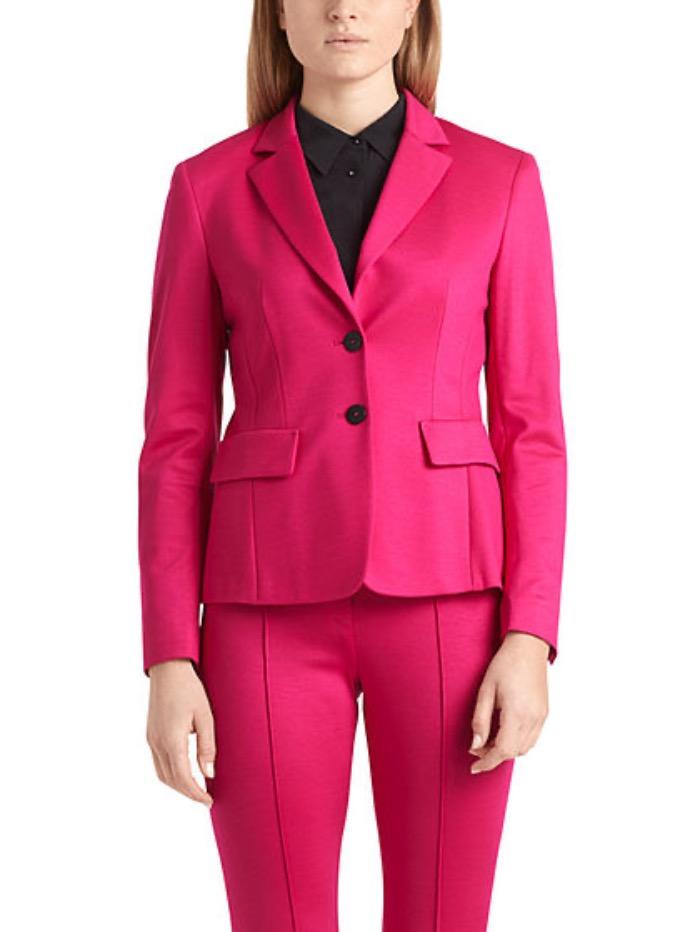 Marc Cain Additions Coats &amp; Jackets Marc Cain Additions Jersey Pink Jacket QA 34.02 J24 242 Y izzi-of-baslow